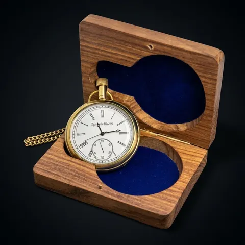 Nickel Pocket Watch — Choice of Gift Box view 1