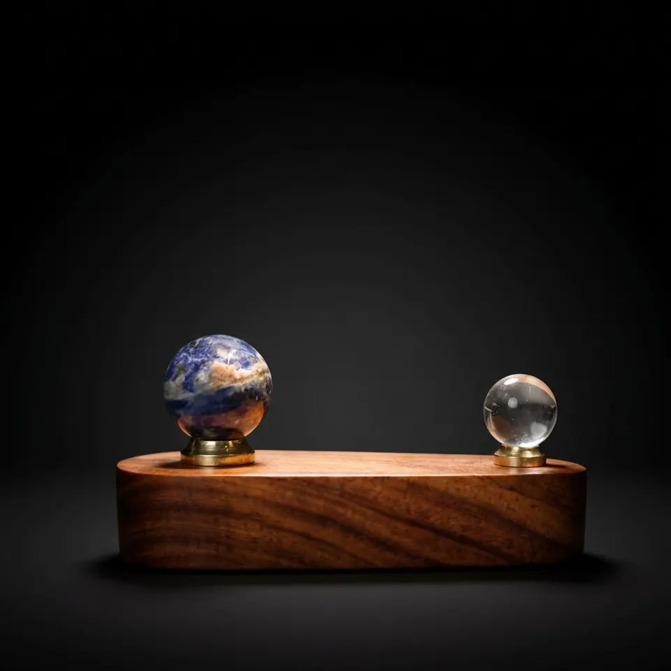 Earth & Moon Gemstone Set