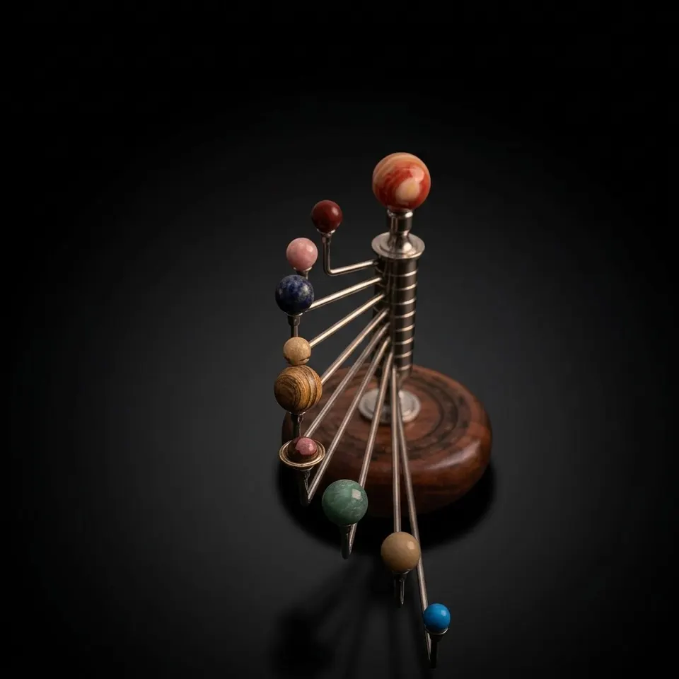 Vertical Solar System Model