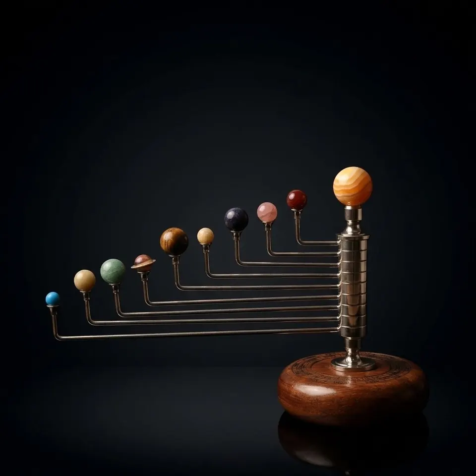 Vertical Solar System Model