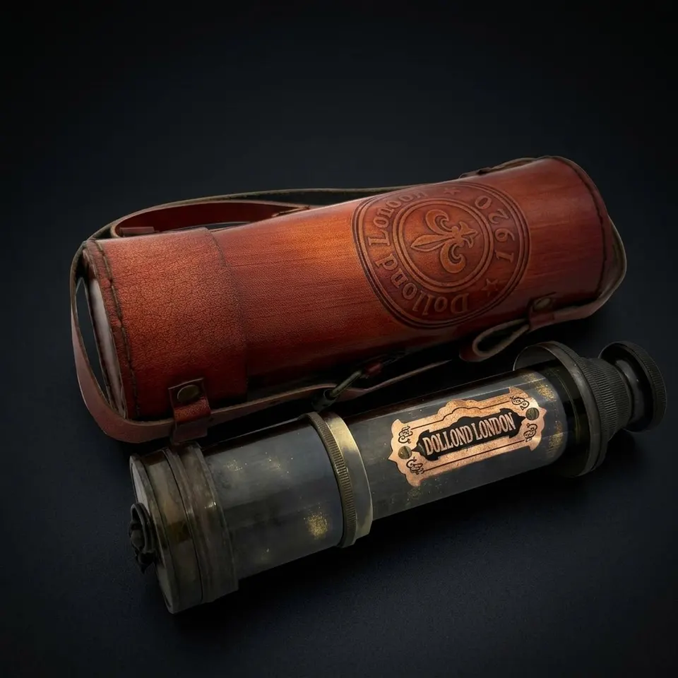 Brass Spyglass Telescope 16"