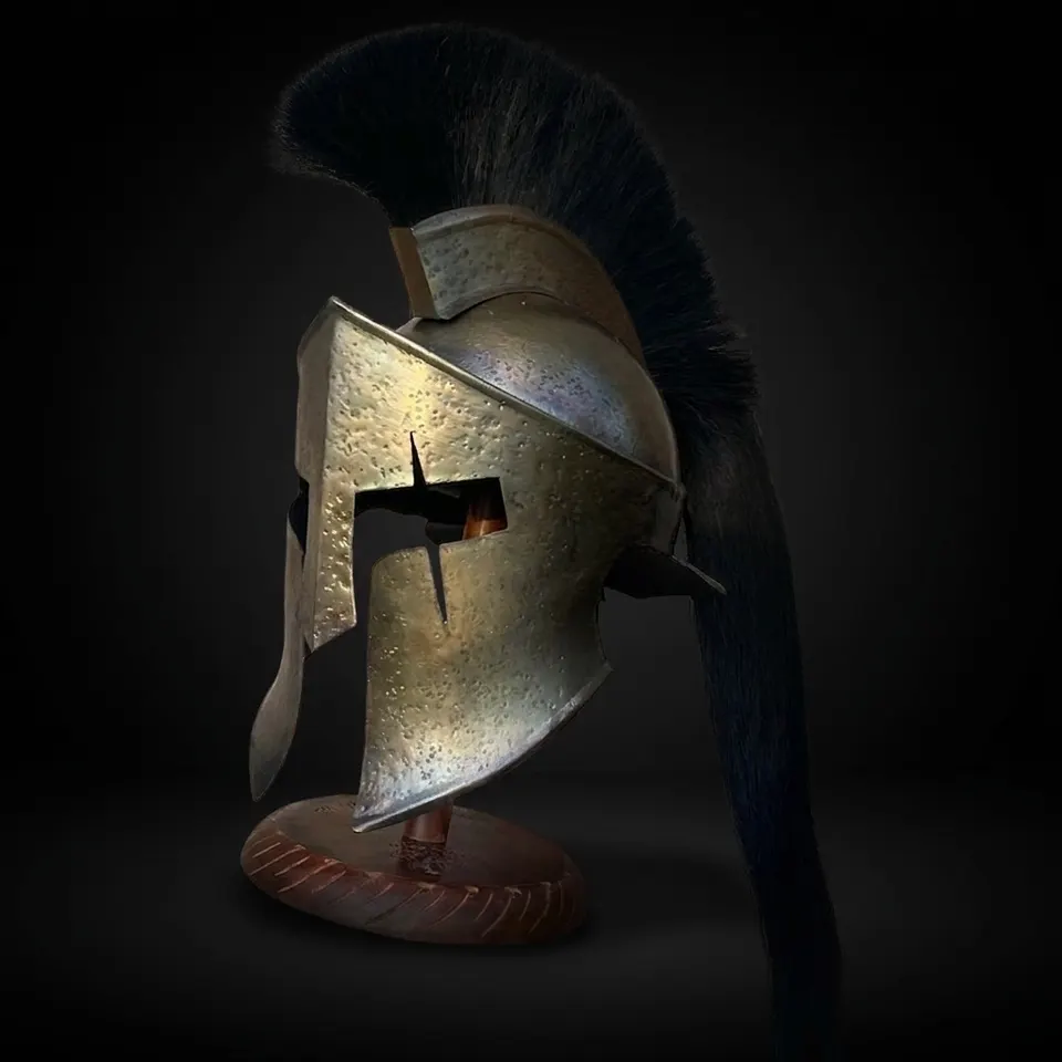 Spartan Battle Edition Helmet with Display Stand