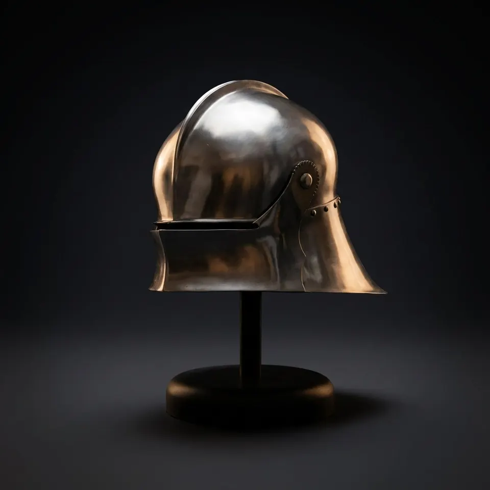 15th Century Steel Sallet Helmet — Gothic Knight