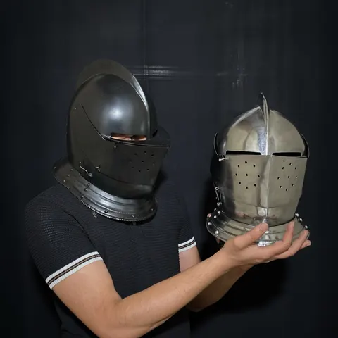 Crusader Armor Helmet — Wearable Knight view 1