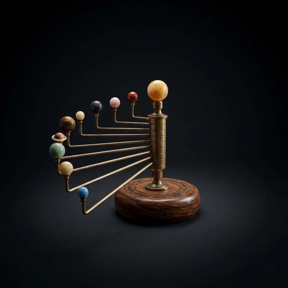 Vertical Solar System Model