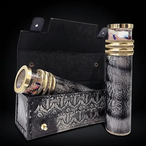 Handmade Brass Liquid Kaleidoscope view 1