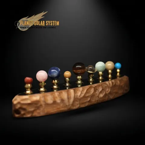 9 Planet Gemstone Display view 1