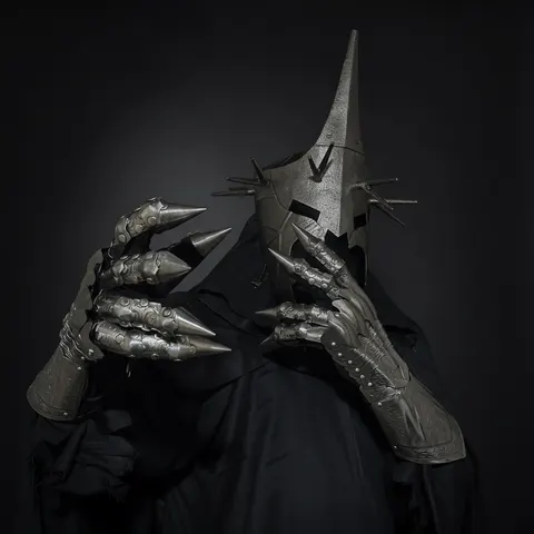 Medieval Handmade Nazgul Armor with Gothic Horror Wearable Cosplay view 1