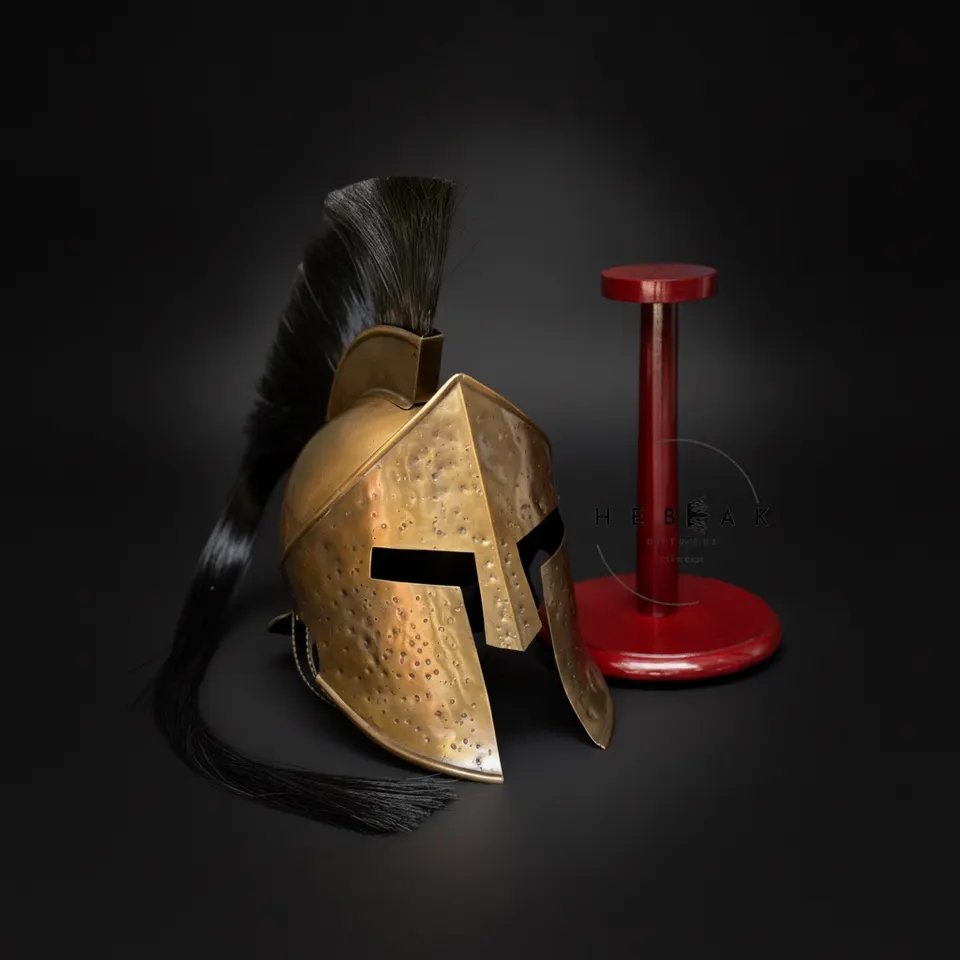 Greek Corinthian Helmet — Spartan Warrior Armor