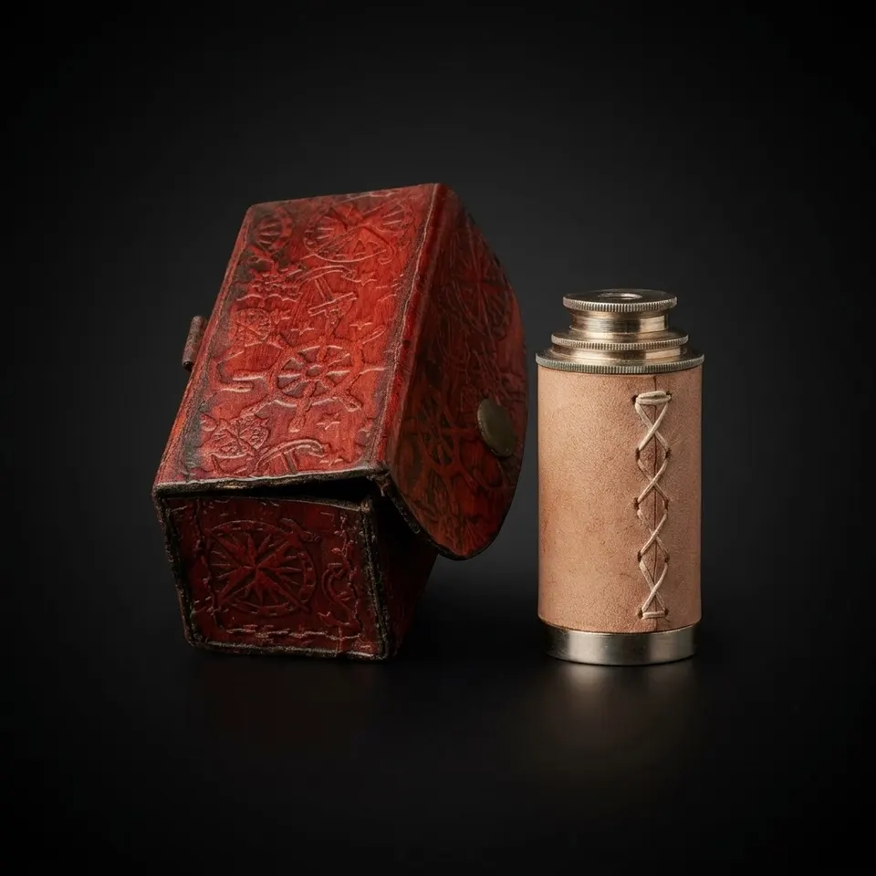 Brass Spyglass Telescope 6" for Kids