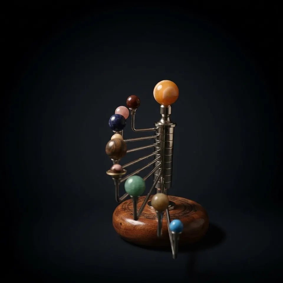 Vertical Solar System Model