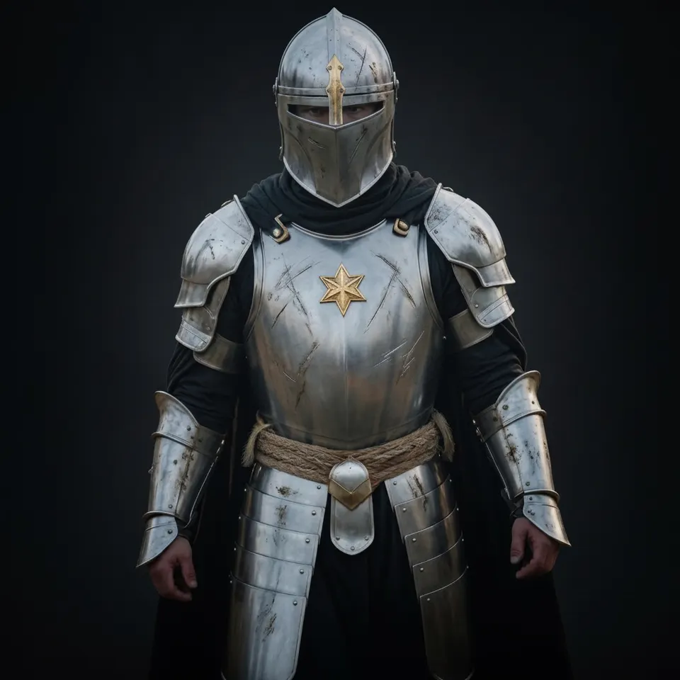 Medieval Knight Armor Suit with Wearable Steel Crusader Full Body LARP