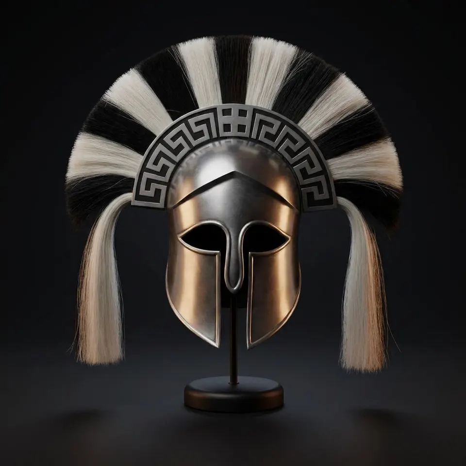 Roman Corinthian Helmet — Greek Spartan Warrior Armor