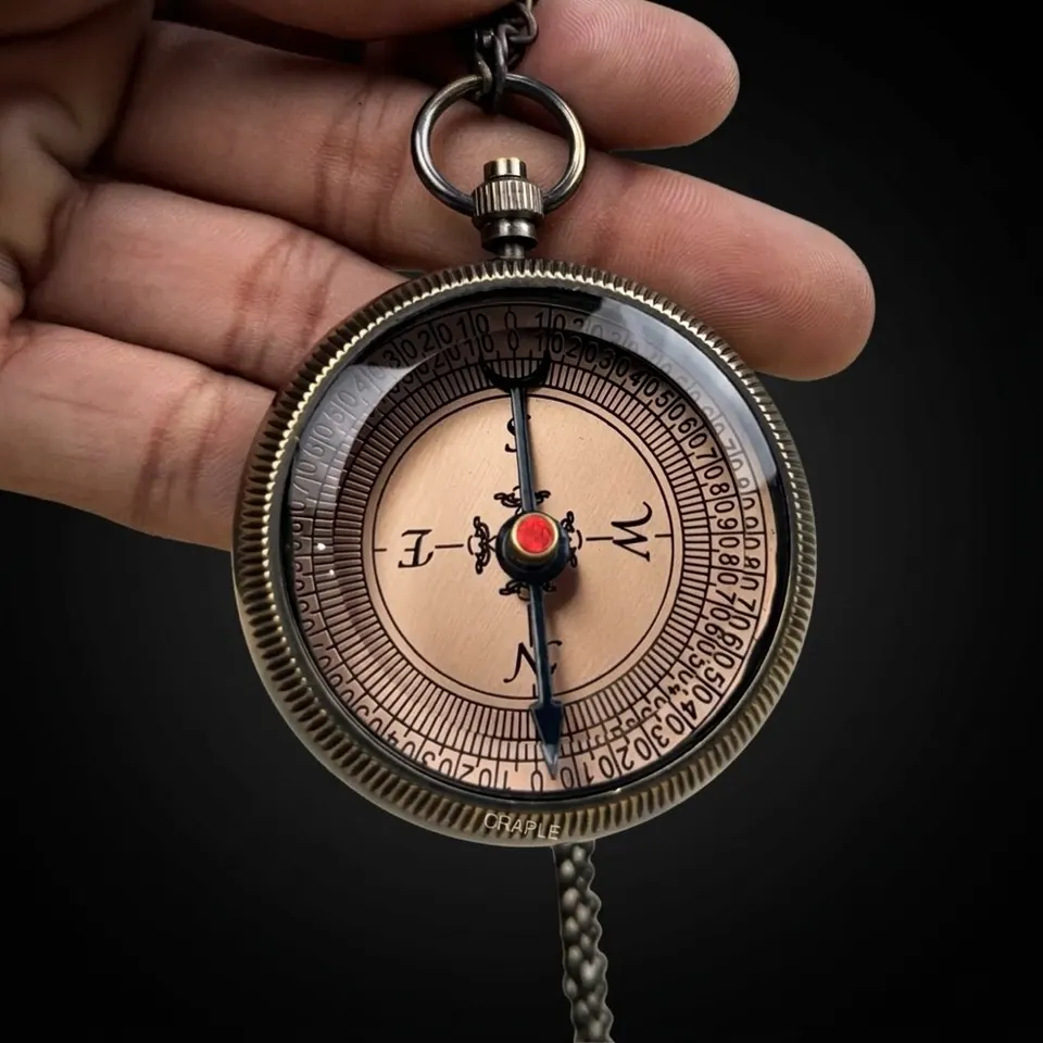 Antique Finish Compass