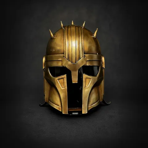 Bronze Warrior Fantasy Knight Helmet — Collector Display view 1