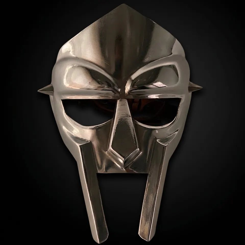 MF Doom Mad-Villain Steel Face Armor — Silver