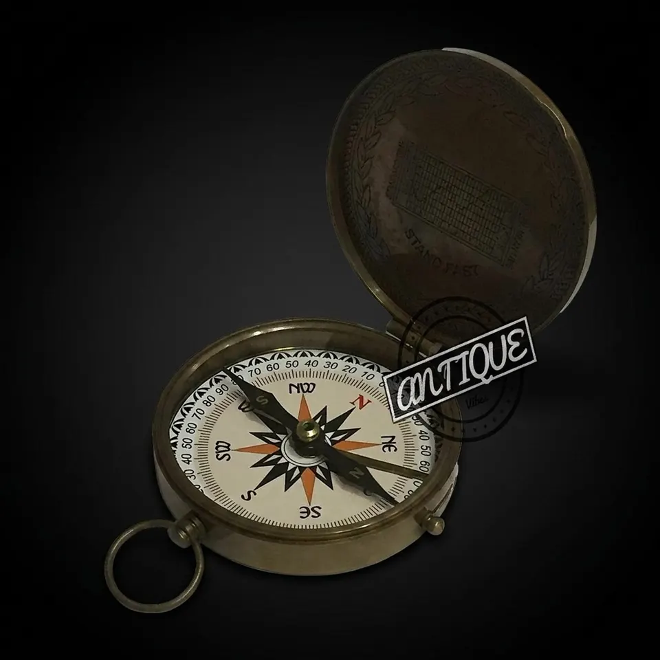 Boy Scout Compass, Antique Finish