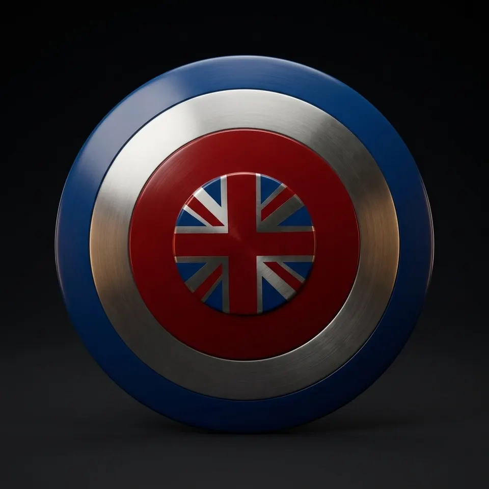 Captain Carter Shield Prop Replica with Metal Cosplay view 1
