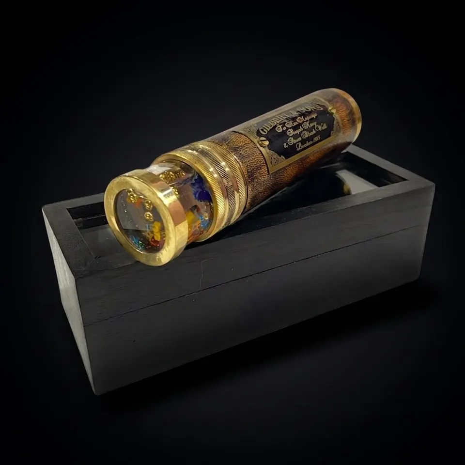 Personalised Liquid Brass Kaleidoscope