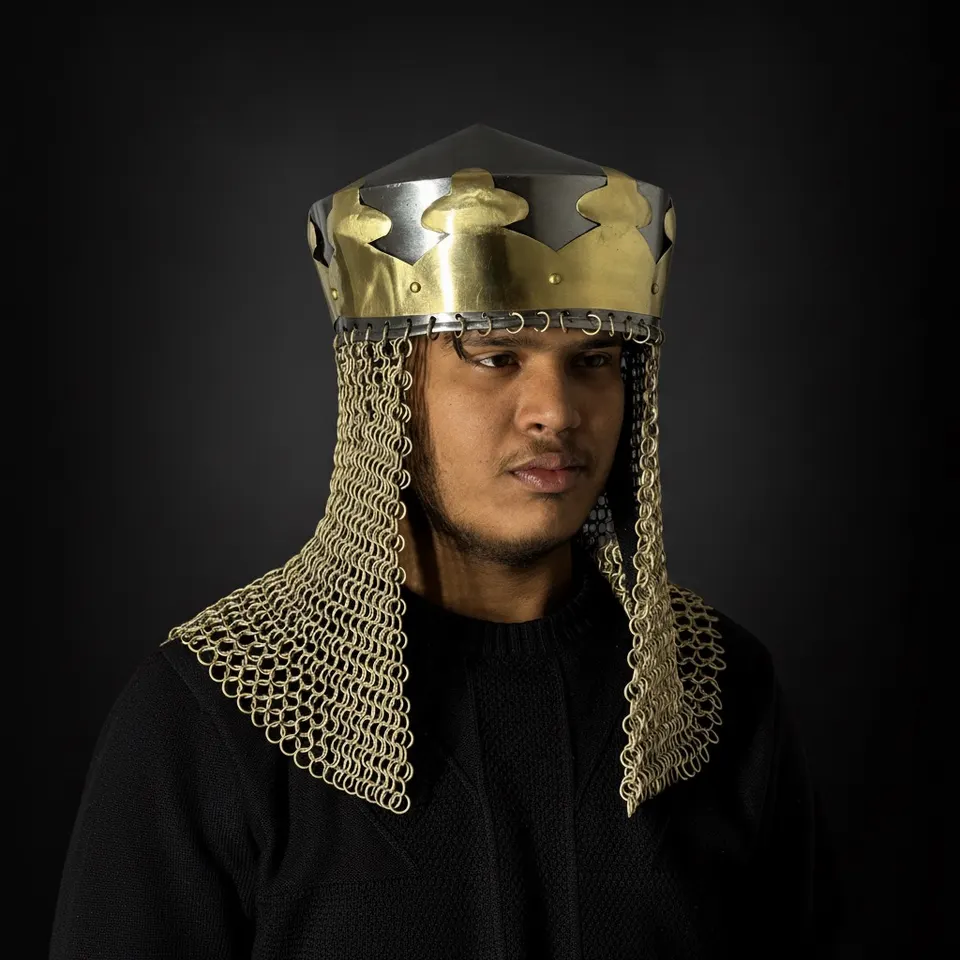 King Arthur Helmet — Medieval Chainmail