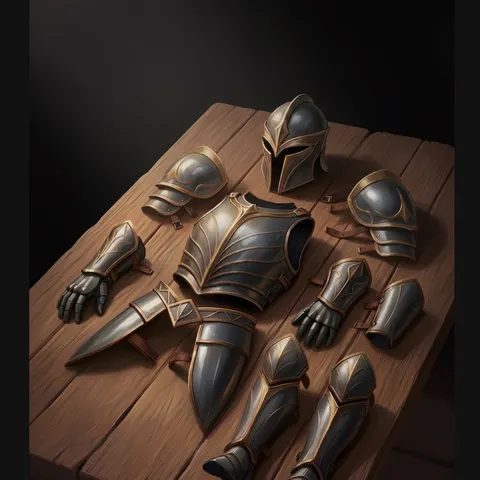 Private Custom Armor Helmet — Bespoke Commission view 1