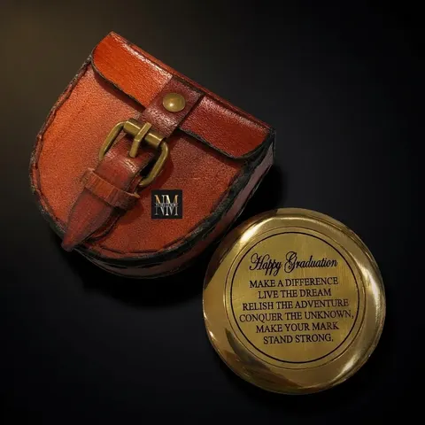 Graduation Compass, Leather Case view 1