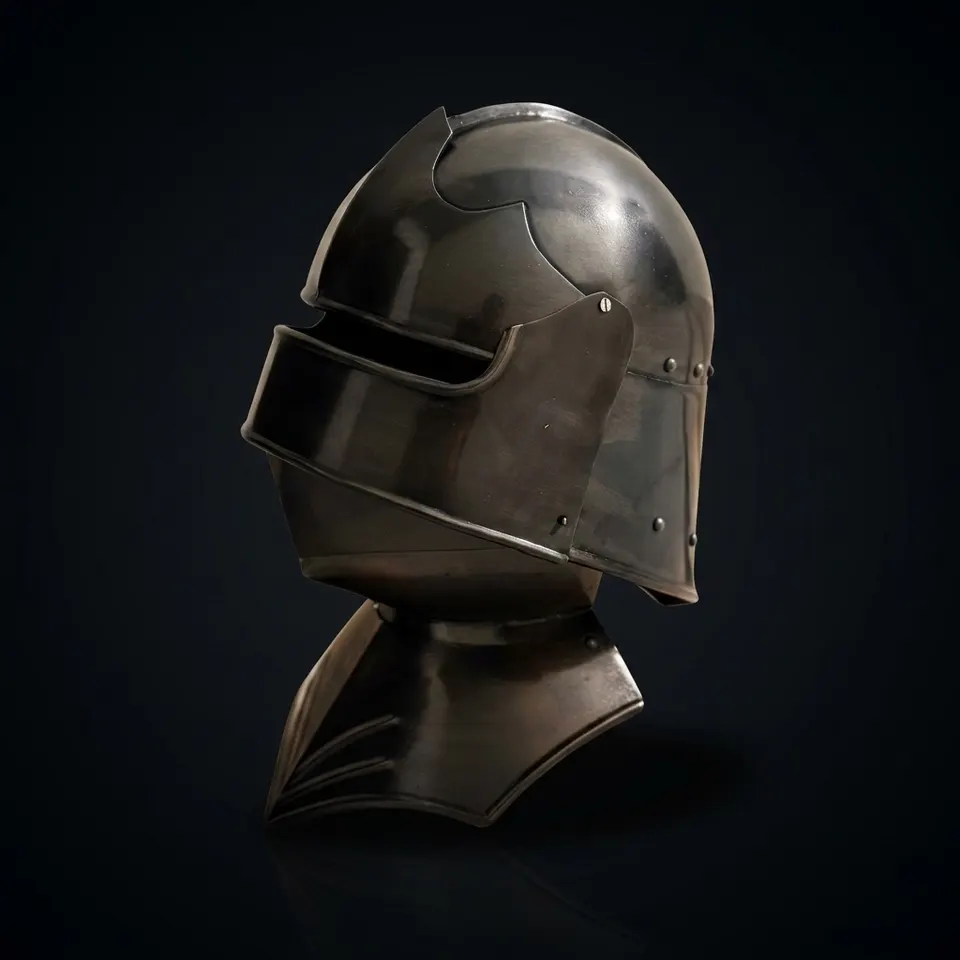 Dark Knight Sallet Helmet — Wearable Gothic Steel