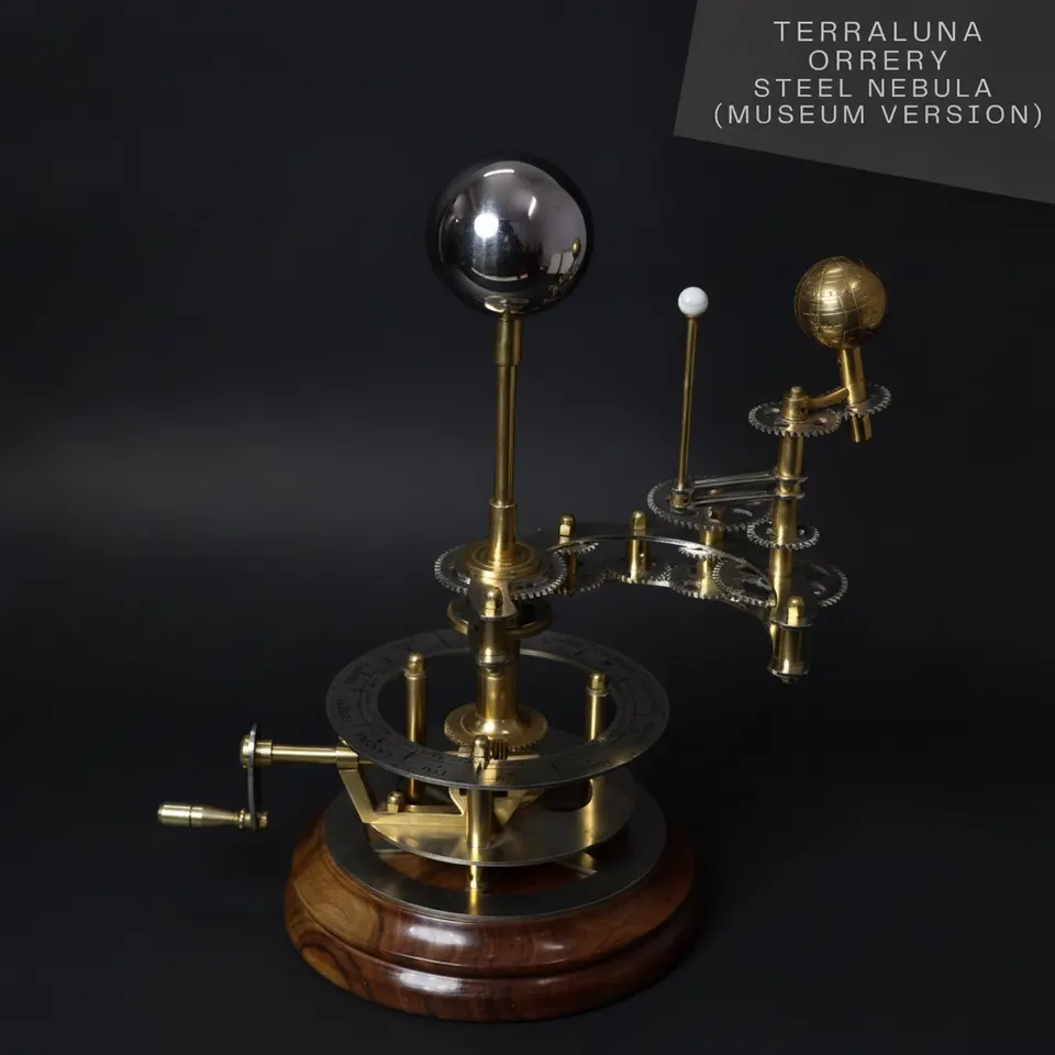 Functional Brass Solar System Orrery, Museum